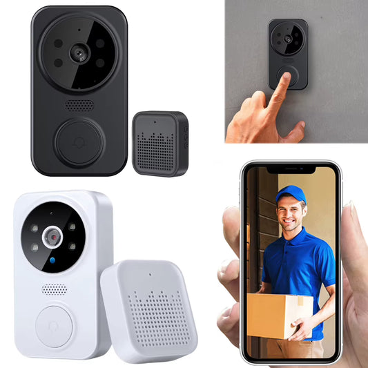 Wifi Smart Video Doorbell Camera Night Vision Smart Visual Doorbell Wireless Visual Intercom Doorbell Surveillance Home Security